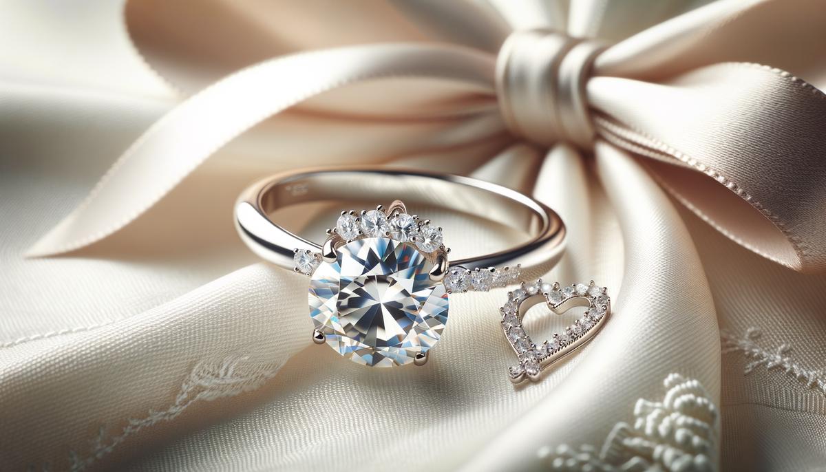 Image of a diamond ring symbolizing a 60th wedding anniversary celebration. Avoid using words, letters or labels in the image when possible.