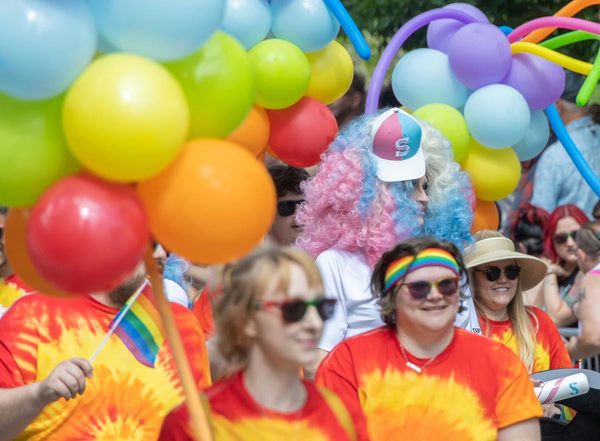 Colorful and creative Easter bonnets on display during the Easter Parade & Easter Bonnet Festival in New York City