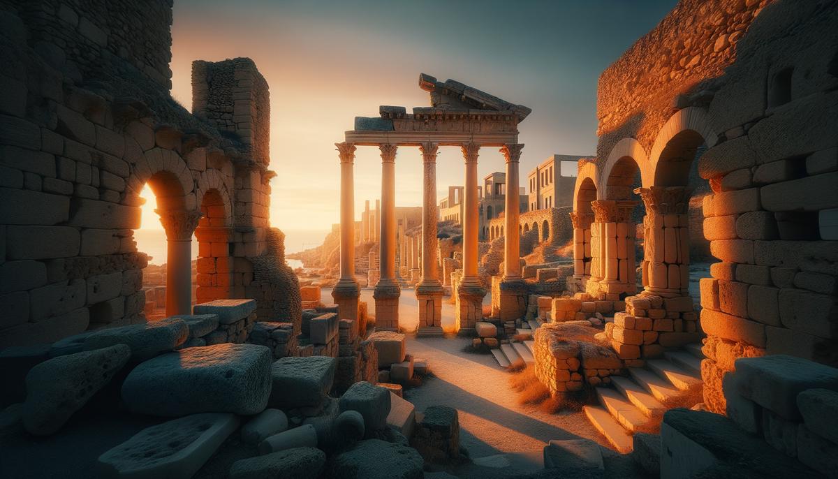 Ruins of Lucentum, showcasing ancient Roman and Iberian town in Alicante