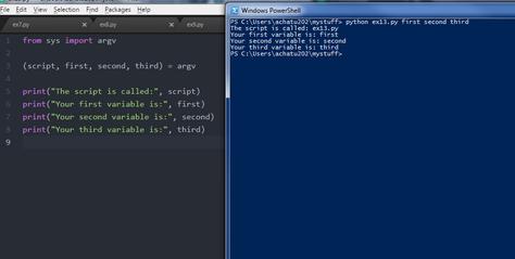 A code example demonstrating the usage of sys.argv in a Python script to handle command-line arguments for adding numbers