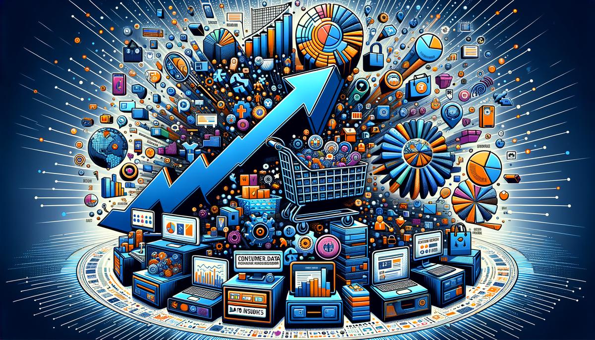 A visual representation of the rapid growth of retail media networks, fueled by factors like e-commerce acceleration, consumer behavior shifts, and the advantages of first-party data.