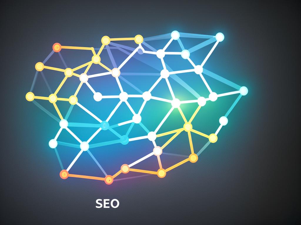 Image depicting the backbone concept of SEO, showing interconnected links and content.
